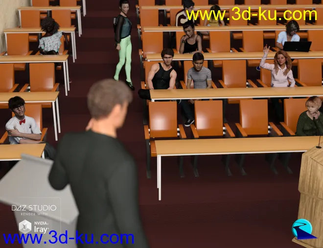Now-Crowd Billboards - School Life模型的图片12