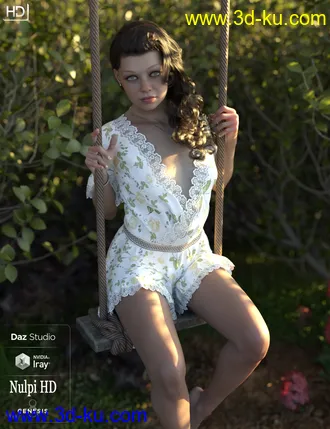 3D打印模型Nulpi HD for Genesis 8 Female的图片