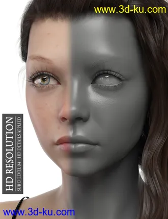 3D打印模型Nulpi HD for Genesis 8 Female的图片