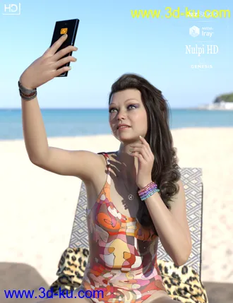 3D打印模型Nulpi HD for Genesis 8 Female的图片