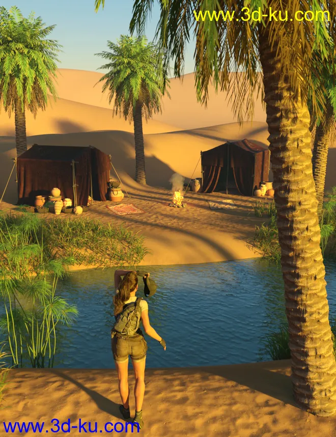 Oasis Camp模型的图片1