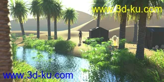 3D打印模型Oasis Camp的图片