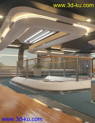 3D打印模型Observation Deck - Sci-Fi Environment的图片