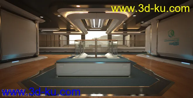 Observation Deck - Sci-Fi Environment模型的图片2
