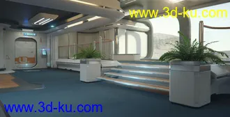3D打印模型Observation Deck - Sci-Fi Environment的图片
