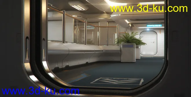 Observation Deck - Sci-Fi Environment模型的图片5