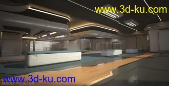 3D打印模型Observation Deck - Sci-Fi Environment的图片