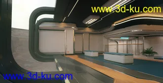 3D打印模型Observation Deck - Sci-Fi Environment的图片