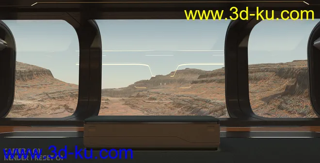 Observation Deck - Sci-Fi Environment模型的图片10