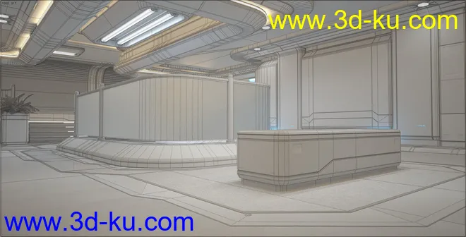Observation Deck - Sci-Fi Environment模型的图片12