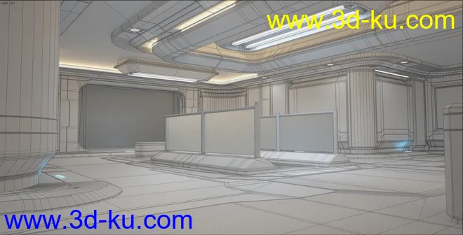 Observation Deck - Sci-Fi Environment模型的图片13