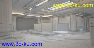 3D打印模型Observation Deck - Sci-Fi Environment的图片