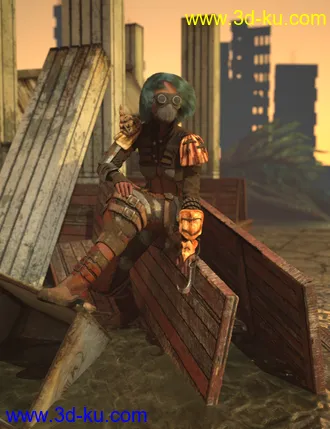 3D打印模型Oceans Apocalypse Infiltrator for Genesis 8.1 Female的图片