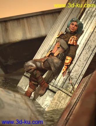 3D打印模型Oceans Apocalypse Infiltrator for Genesis 8.1 Female的图片