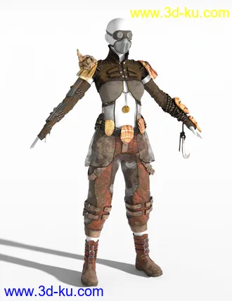 3D打印模型Oceans Apocalypse Infiltrator for Genesis 8.1 Female的图片