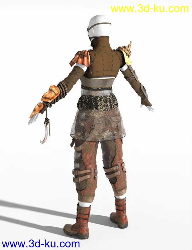 Oceans Apocalypse Infiltrator for Genesis 8.1 Female模型的图片5