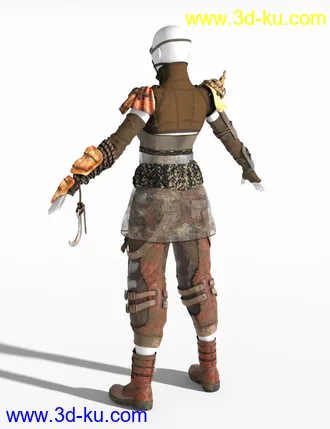 3D打印模型Oceans Apocalypse Infiltrator for Genesis 8.1 Female的图片