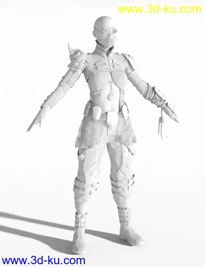 Oceans Apocalypse Infiltrator for Genesis 8.1 Female模型的图片7