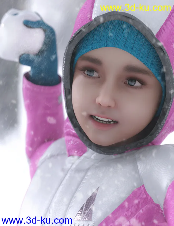 Octavia HD for Genesis 8 Female模型的图片4