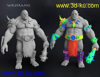 3D打印模型Ogre HD Accessories的图片