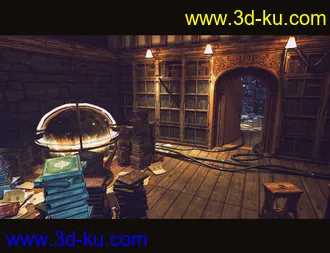 3D打印模型Old Library的图片