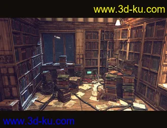 3D打印模型Old Library的图片