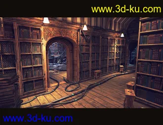 3D打印模型Old Library的图片