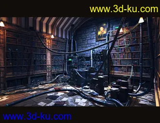 3D打印模型Old Library的图片