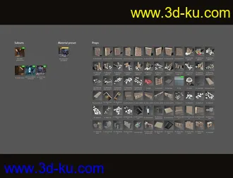 3D打印模型Old Library的图片