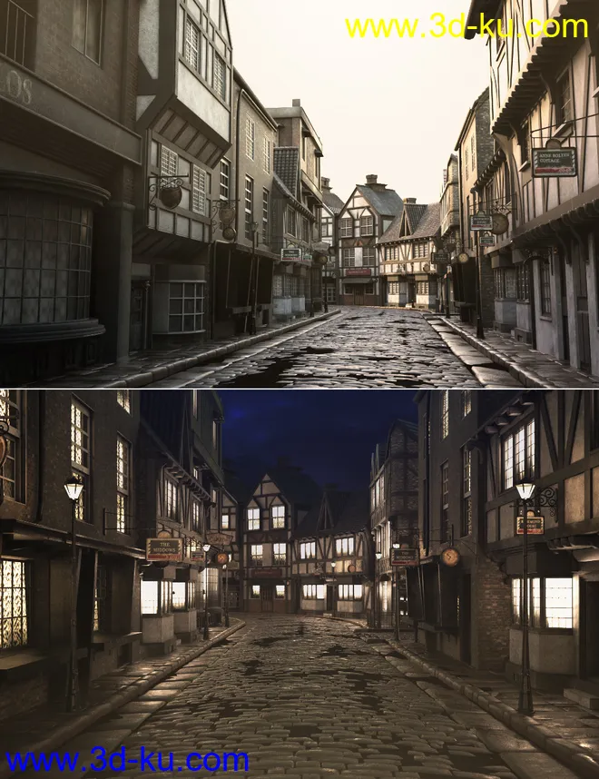 Old Victorian Street模型的图片1