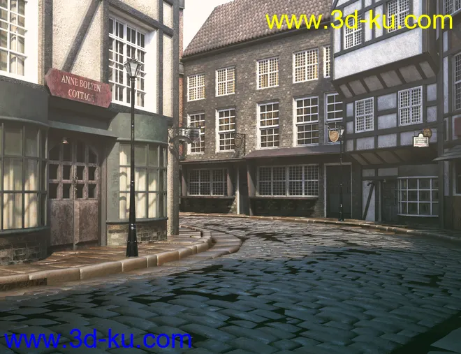 Old Victorian Street模型的图片4