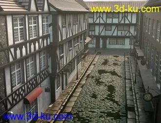 3D打印模型Old Victorian Street的图片