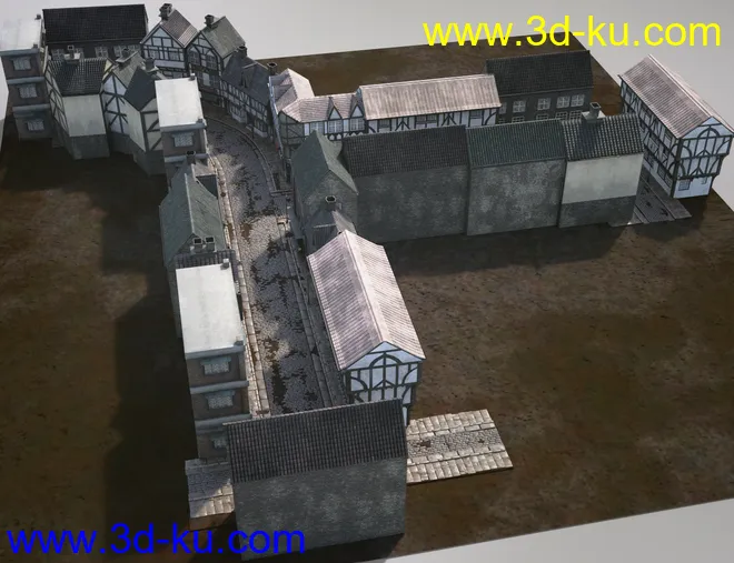 Old Victorian Street模型的图片7