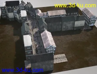 3D打印模型Old Victorian Street的图片