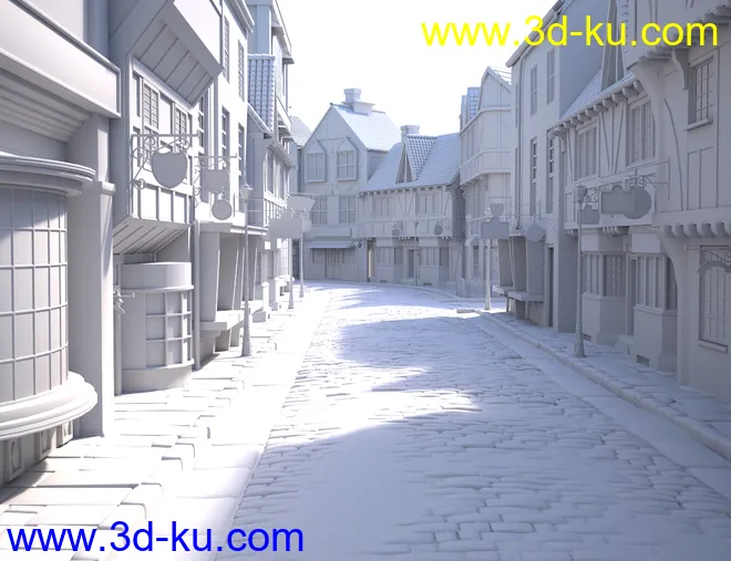 Old Victorian Street模型的图片8