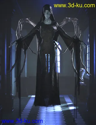 3D打印模型Omen of Futurity for Genesis 8.1 Female的图片