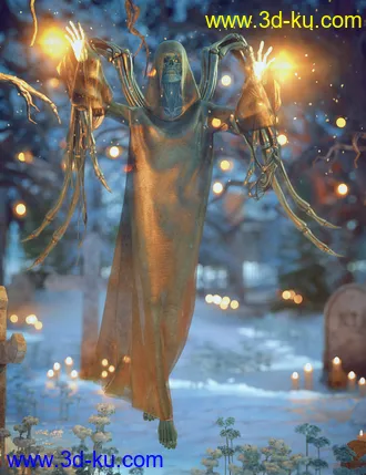 3D打印模型Omen of Futurity for Genesis 8.1 Female的图片