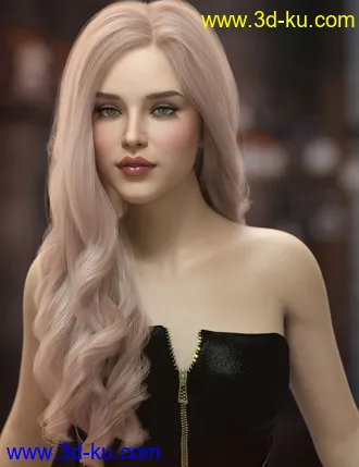 3D打印模型Oneida Hair for Genesis 3, 8, and 8.1 Females的图片