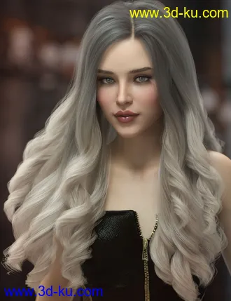 3D打印模型Oneida Hair for Genesis 3, 8, and 8.1 Females的图片