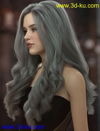 3D打印模型Oneida Hair for Genesis 3, 8, and 8.1 Females的图片