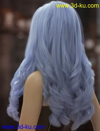 3D打印模型Oneida Hair for Genesis 3, 8, and 8.1 Females的图片