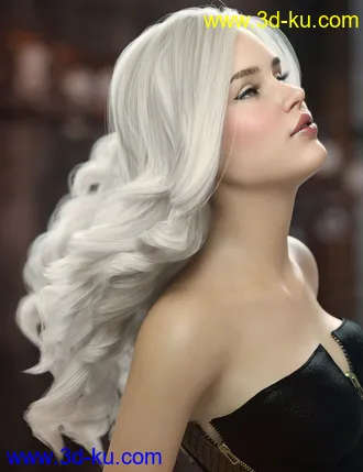 3D打印模型Oneida Hair for Genesis 3, 8, and 8.1 Females的图片