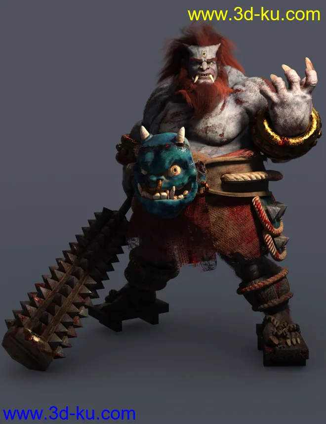 Oni HD for Genesis 8.1 Male模型的图片1