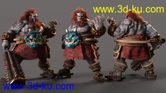 3D打印模型Oni HD for Genesis 8.1 Male的图片