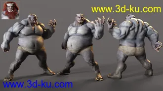 3D打印模型Oni HD for Genesis 8.1 Male的图片
