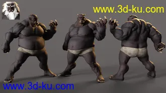 3D打印模型Oni HD for Genesis 8.1 Male的图片