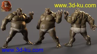 3D打印模型Oni HD for Genesis 8.1 Male的图片