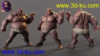 3D打印模型Oni HD for Genesis 8.1 Male的图片