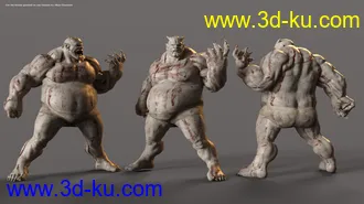 3D打印模型Oni HD for Genesis 8.1 Male的图片