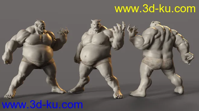 Oni HD for Genesis 8.1 Male模型的图片9